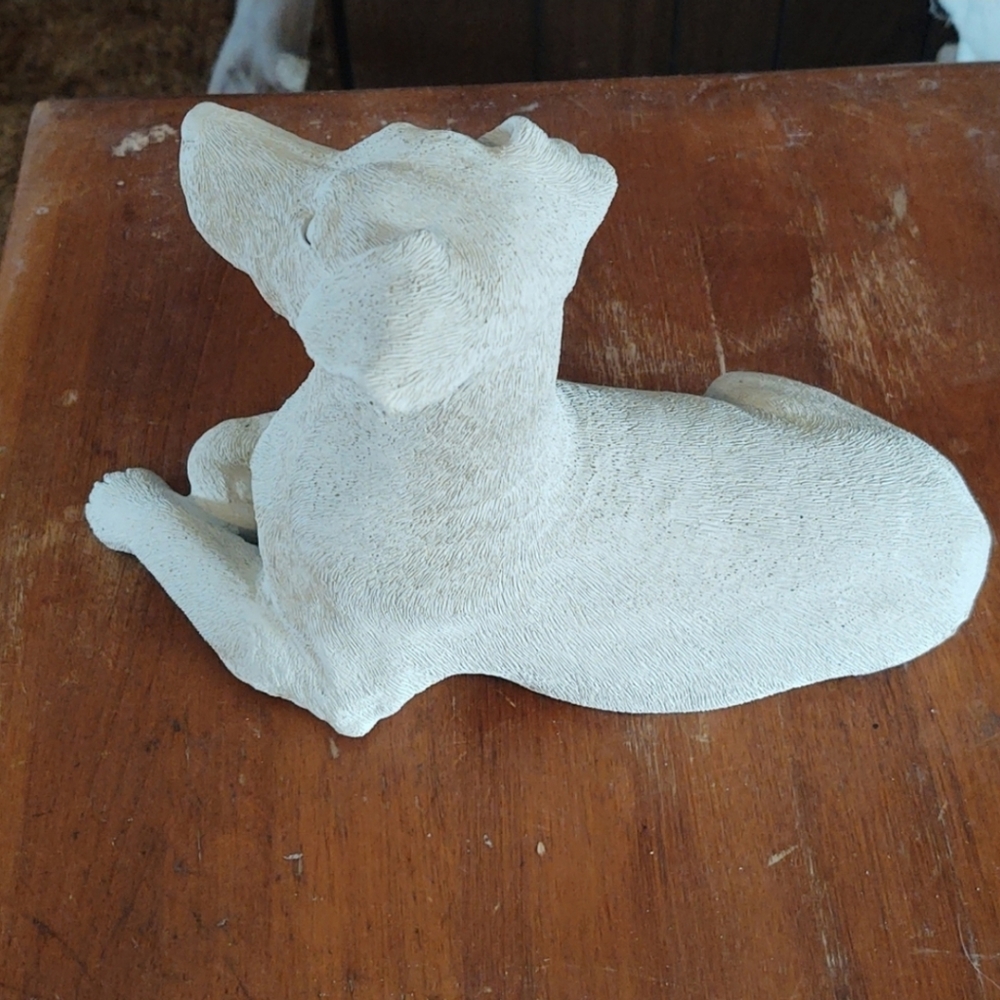 Jack Russell terrier statue (unpainted)